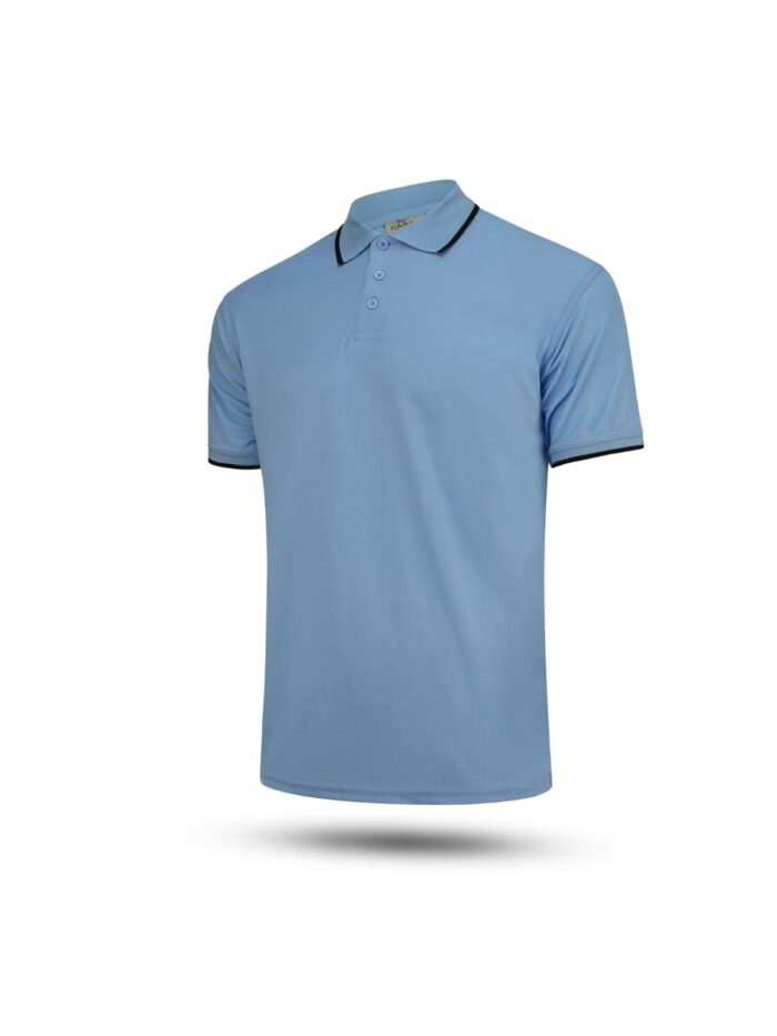 Men's Basic Summer Breathable Short-Sleeved Lapel Polo Shirt Moisture Wicking Golf Polo Athletic Collared Shirt